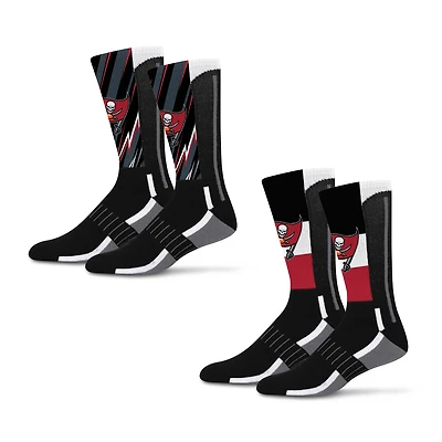 Unisex Starter Tampa Bay Buccaneers Big Energy Neo Two-Pack Crew Socks Set