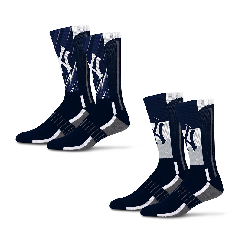 Unisex Starter New York Yankees Big Energy Neo Two-Pack Sock Set