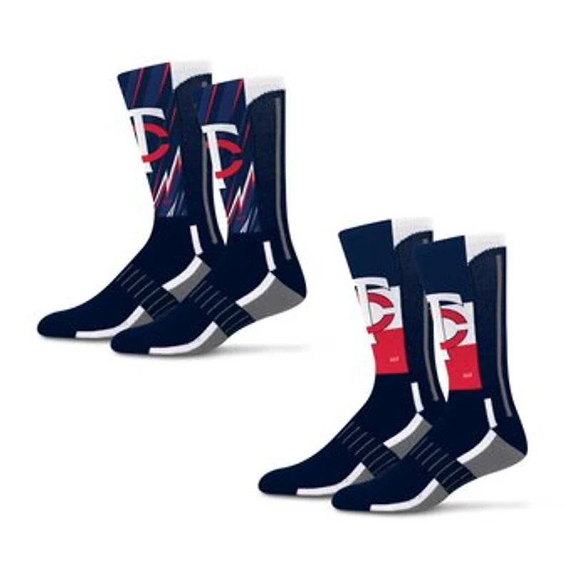 Unisex Starter Minnesota Twins Big Energy Neo Two-Pack Crew Socks Set