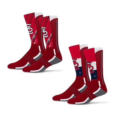 Unisex Starter St. Louis Cardinals Big Energy Neo Two-Pack Sock Set