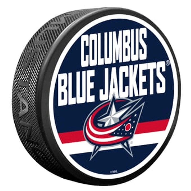 Columbus Blue Jackets Shout Hockey Puck