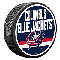 Columbus Blue Jackets Shout Hockey Puck
