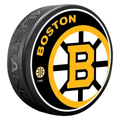 Boston Bruins Icon Hockey Puck