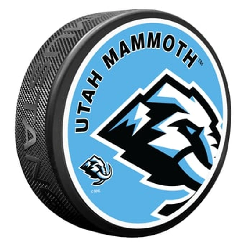 Utah Mammoth Icon Hockey Puck