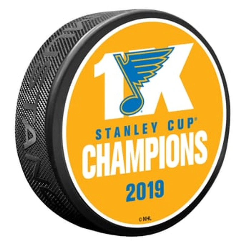 St. Louis Blues 1X Champions Hockey Puck
