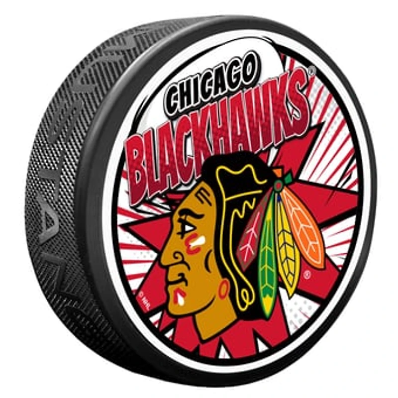 Chicago Blackhawks Kaboom Hockey Puck