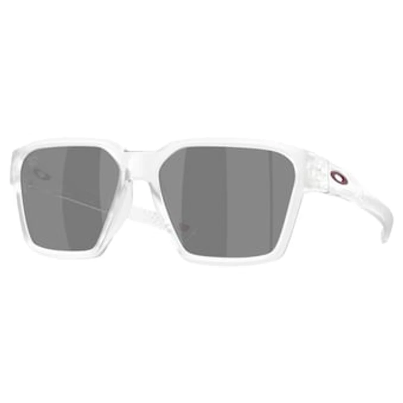 Unisex Oakley Washington Commanders Briza Matte Clear Sunglasses with Prizm Black Polarized Lenses