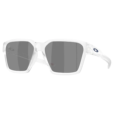 Unisex Oakley Indianapolis Colts Briza Matte Clear Sunglasses with Prizm Black Polarized Lenses
