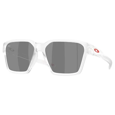 Unisex Oakley Cleveland Browns Briza Matte Clear Sunglasses with Prizm Black Polarized Lenses