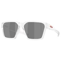 Unisex Oakley Cleveland Browns Briza Matte Clear Sunglasses with Prizm Black Polarized Lenses