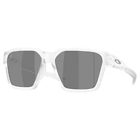 Unisex Oakley Las Vegas Raiders Briza Matte Clear Sunglasses with Prizm Black Polarized Lenses