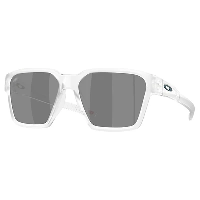 Unisex Oakley Philadelphia Eagles Briza Matte Clear Sunglasses with Prizm Black Polarized Lenses