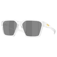 Unisex Oakley Pittsburgh Steelers Briza Matte Clear Sunglasses with Prizm Black Polarized Lenses