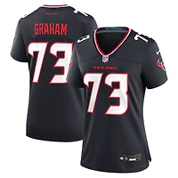 Women's Nike Derrick Graham Navy Houston Texans Team Game Jersey