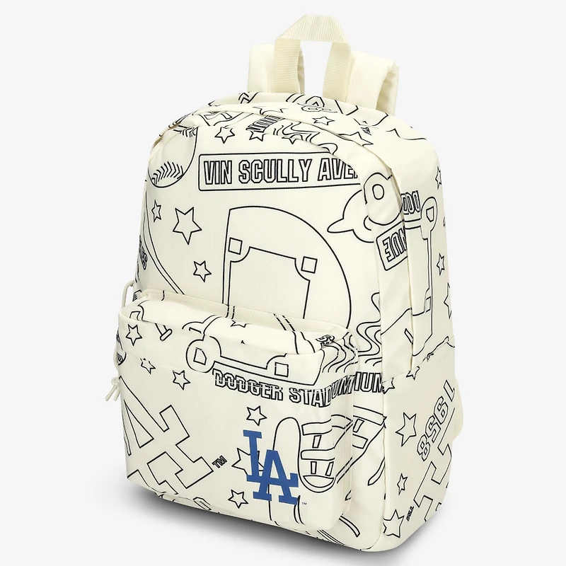 Youth Bonderkage Tan Los Angeles Dodgers Drawing Backpack