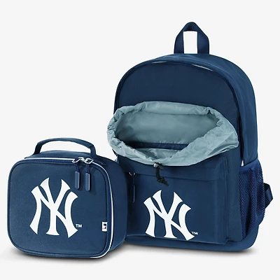 Youth Bonderkage Navy New York Yankees Backpack and Lunch Bag Set