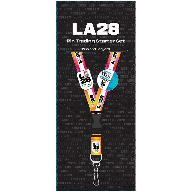 LA28 Superbloom Collection Lanyard & Pins Starter Set