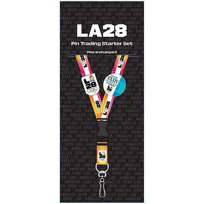 LA28 Superbloom Collection Lanyard & Pins Starter Set