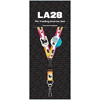 LA28 Superbloom Collection Lanyard & Pins Starter Set