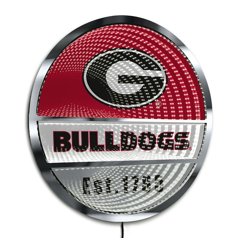 Georgia Bulldogs Three-Cell Circular Infinity Light