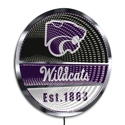 Kansas State Wildcats Three-Cell Circular Infinity Light
