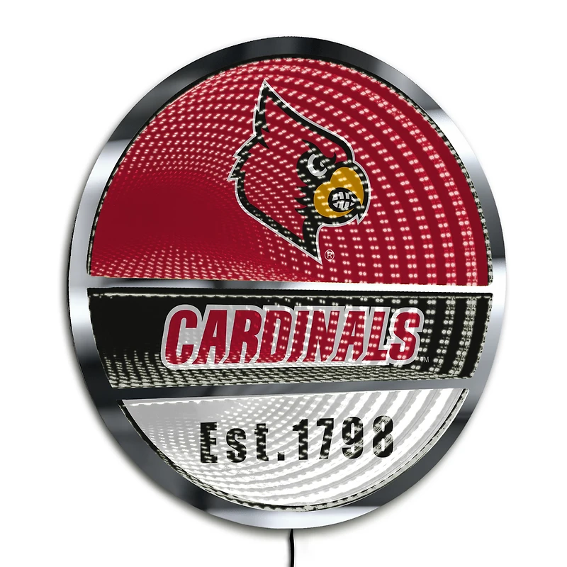 Louisville Cardinals Three-Cell Circular Infinity Light