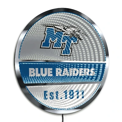 MTSU Blue Raiders Three-Cell Circular Infinity Light