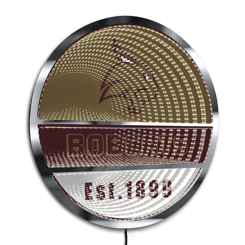 Texas State Bobcats Three-Cell Circular Infinity Light