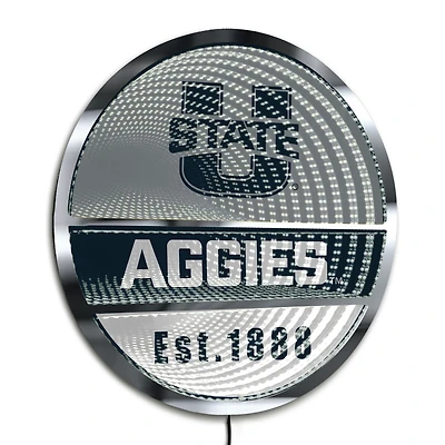 Utah State Aggies Three-Cell Circular Infinity Light