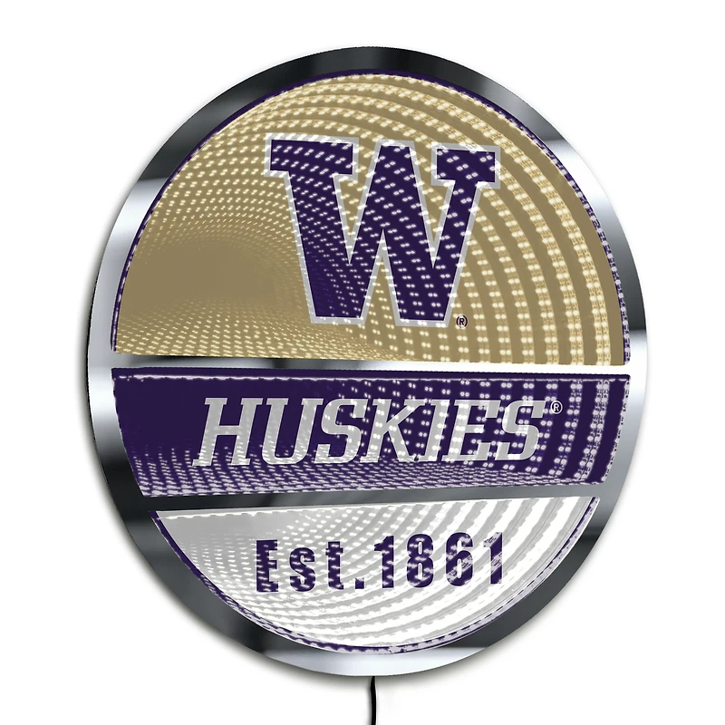 Washington Huskies Three-Cell Circular Infinity Light