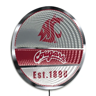 Washington State Cougars Three-Cell Circular Infinity Light