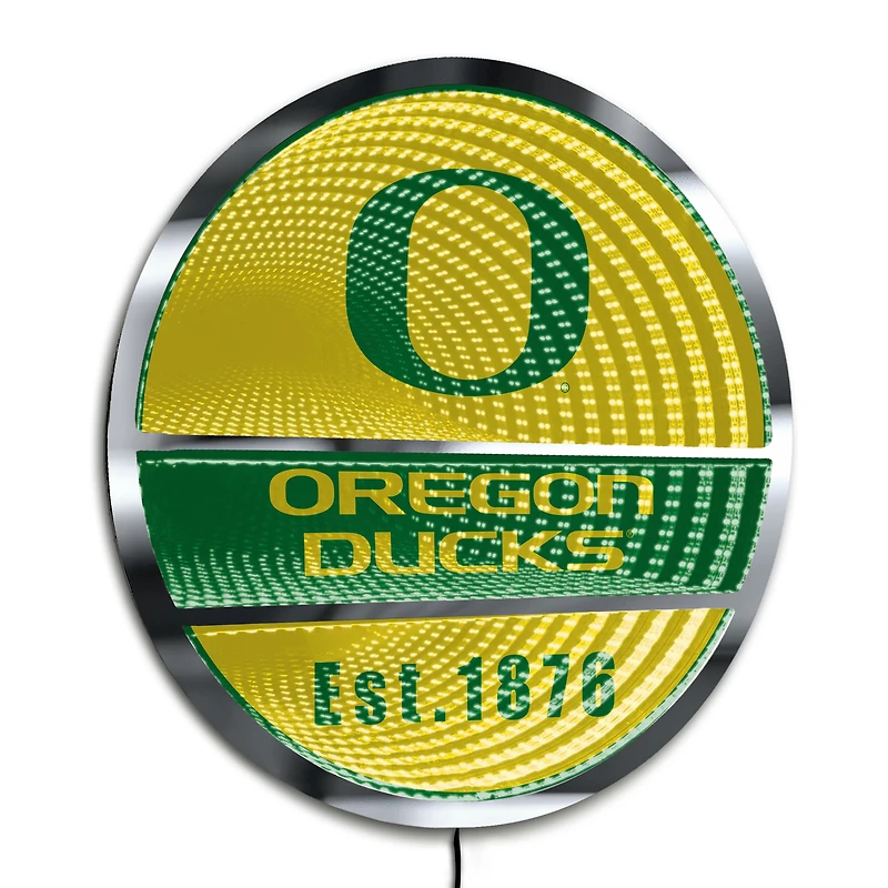 Oregon Ducks Three-Cell Circular Infinity Light