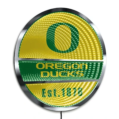 Oregon Ducks Three-Cell Circular Infinity Light