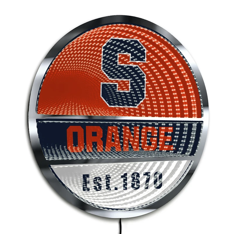 Syracuse Orange Three-Cell Circular Infinity Light