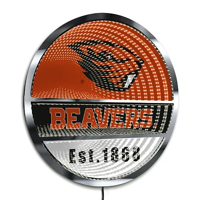 Oregon State Beavers Three-Cell Circular Infinity Light