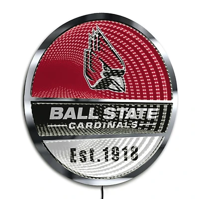 Ball State Cardinals Three-Cell Circular Infinity Light