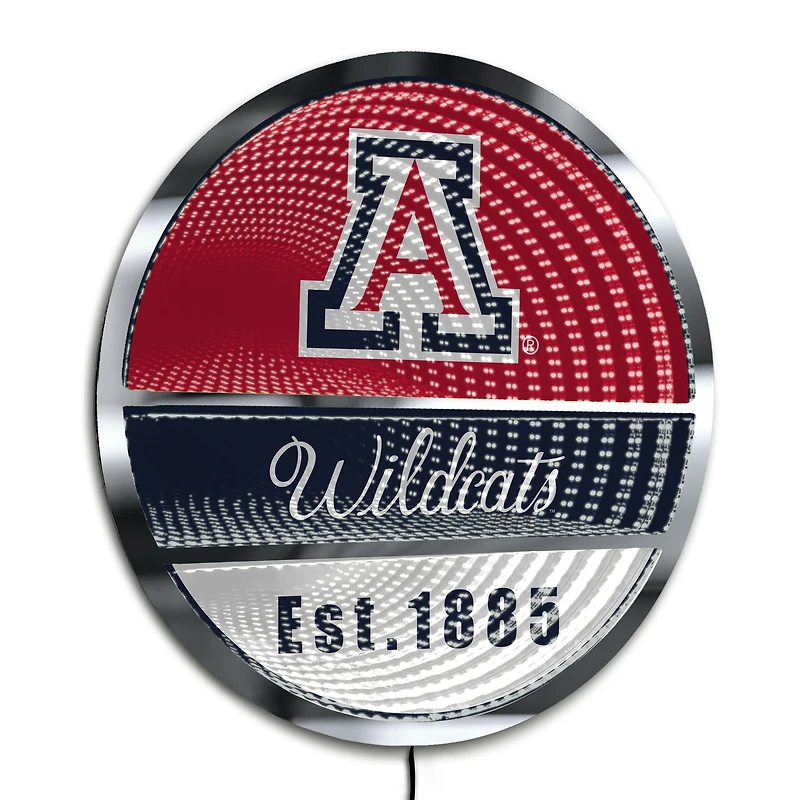 Arizona Wildcats Three-Cell Circular Infinity Light