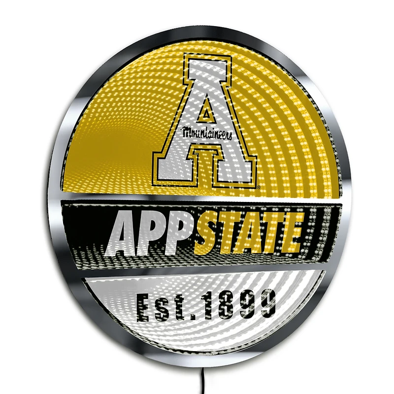Appalachian State Mountaineers Three-Cell Circular Infinity Light