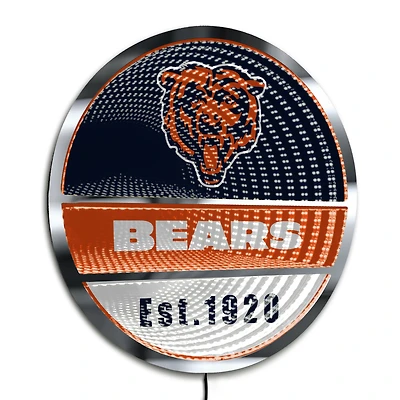 Chicago Bears Three-Cell Circular Infinity Light