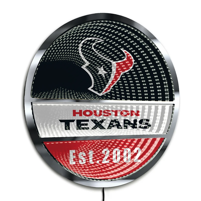 Houston Texans Three-Cell Circular Infinity Light