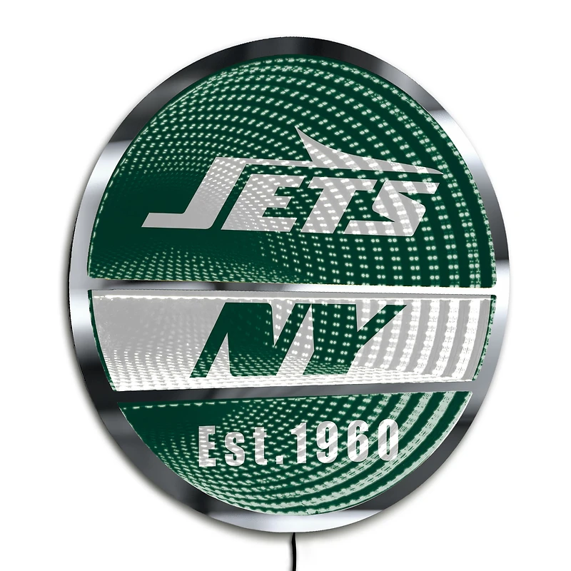 New York Jets Three-Cell Circular Infinity Light