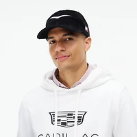 Unisex Tommy Hilfiger  Black Cadillac F1 Team Chevron Corduroy Adjustable Hat