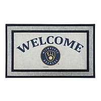 Jardine Milwaukee Brewers 18" x 30" Welcome Doormat