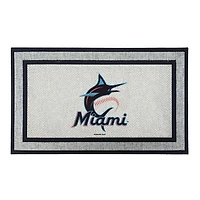 Jardine Miami Marlins 18" x 30" Indoor/Outdoor Logo Doormat