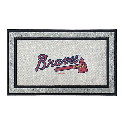 Jardine Atlanta Braves 18" x 30" Indoor/Outdoor Logo Doormat