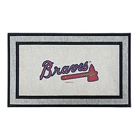 Jardine Atlanta Braves 18" x 30" Indoor/Outdoor Logo Doormat