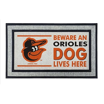 Jardine Baltimore Orioles 18" x 30" Indoor/Outdoor Team Dog Lives Here
