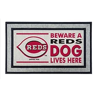 Jardine Cincinnati Reds 18" x 30" Indoor/Outdoor Team Dog Lives Here
