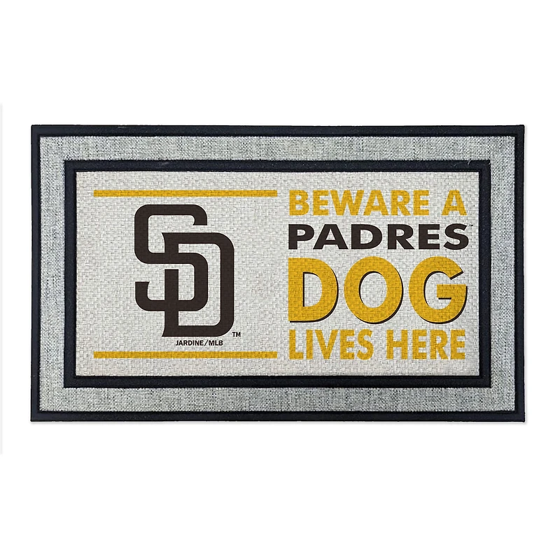 Jardine San Diego Padres 18" x 30" Indoor/Outdoor Team Dog Lives Here
