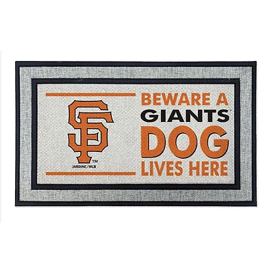 Jardine San Francisco Giants 18" x 30" Indoor/Outdoor Team Dog Lives Here